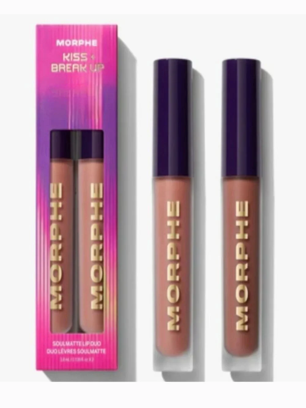 Morphe Kiss + Breakup Soulmate Lip Duo in Wifey and Kiss Goodbye